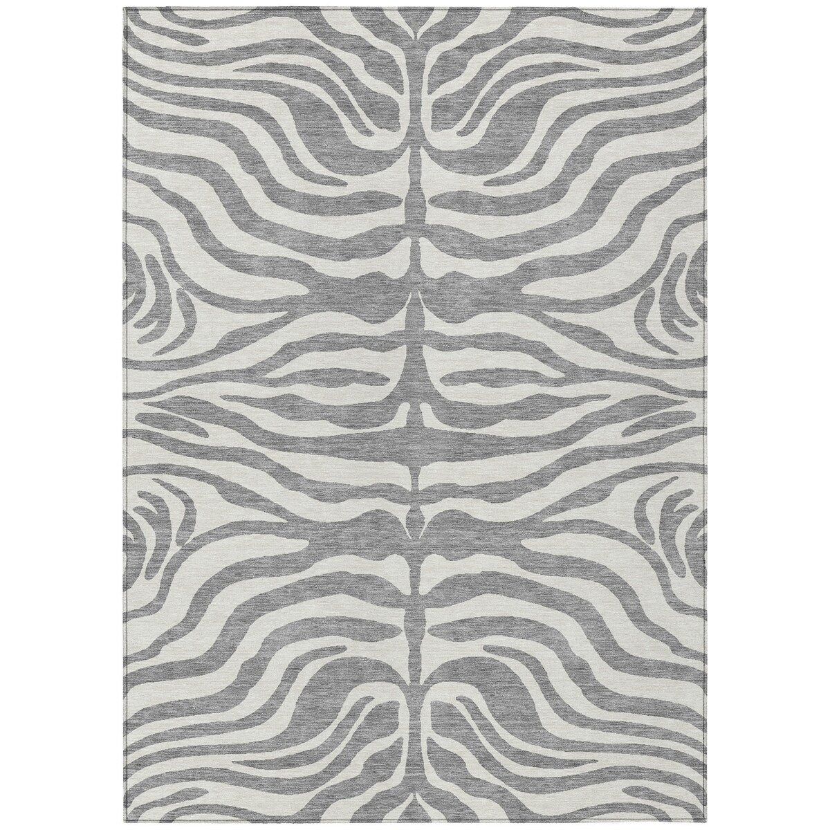 Tapis Chantille moderne à motif animal, lavable en machine, pour intérieur et extérieur