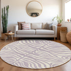 Tapis Chantille moderne à motif animal, lavable en machine, pour intérieur et extérieur