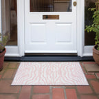 Tapis Chantille moderne à motif animal, lavable en machine, pour intérieur et extérieur