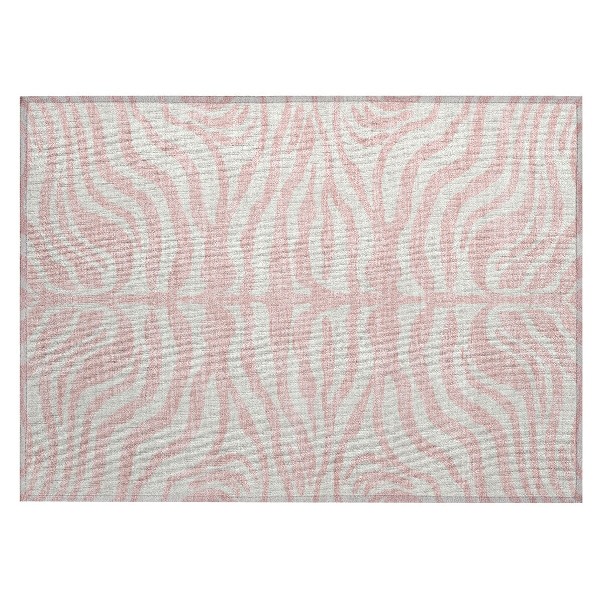 Tapis Chantille moderne à motif animal, lavable en machine, pour intérieur et extérieur