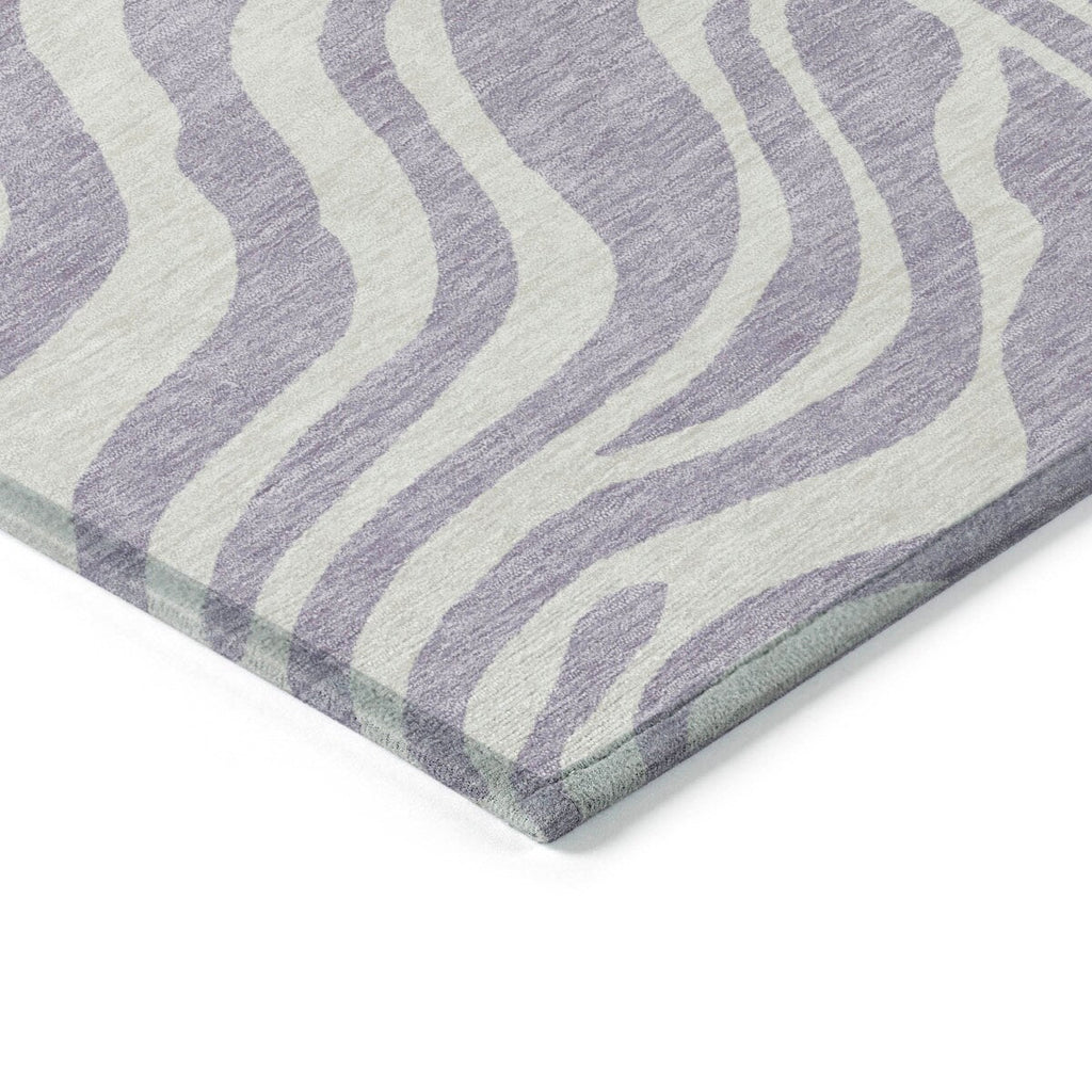 Tapis Chantille moderne à motif animal, lavable en machine, pour intérieur et extérieur