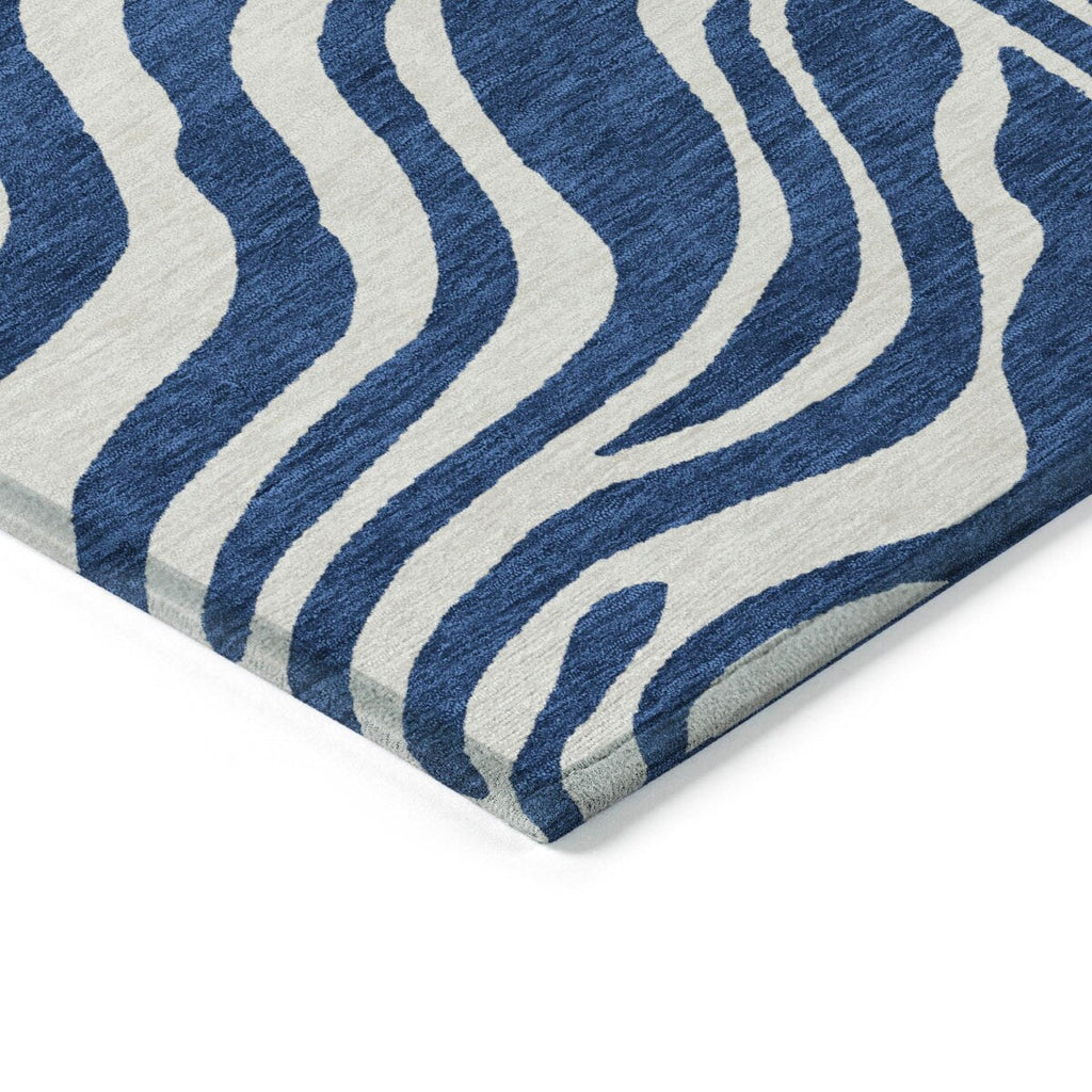 Tapis Chantille moderne à motif animal, lavable en machine, pour intérieur et extérieur