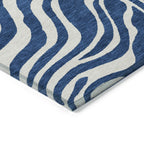 Tapis Chantille moderne à motif animal, lavable en machine, pour intérieur et extérieur