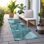 Tapis Chantille moderne lavable en machine pour intérieur/extérieur