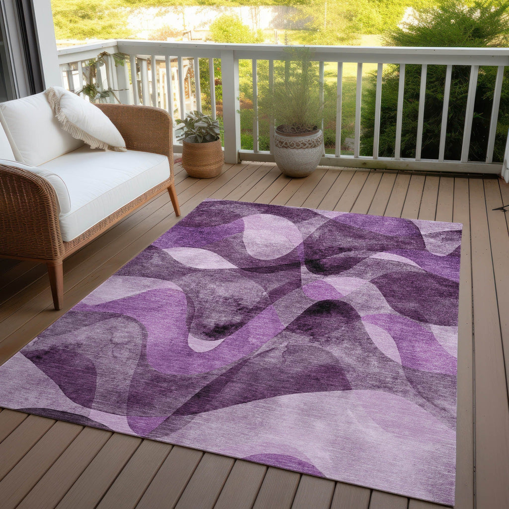 Tapis Chantille moderne lavable en machine pour intérieur/extérieur