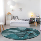Tapis Chantille moderne lavable en machine pour intérieur/extérieur