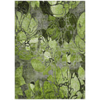 Tapis Chantille moderne à motif floral lavable en machine pour intérieur/extérieur