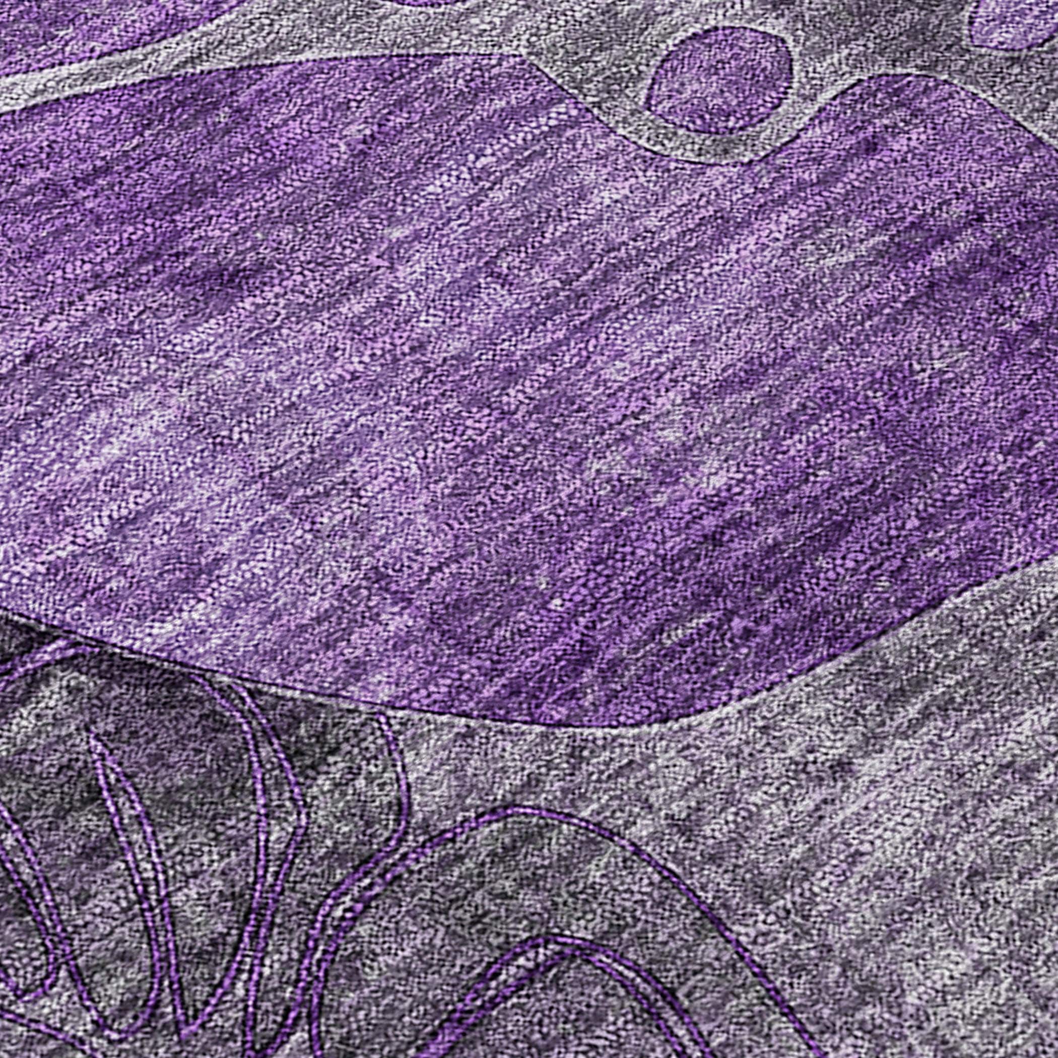 Tapis Chantille moderne à motif floral lavable en machine pour intérieur/extérieur