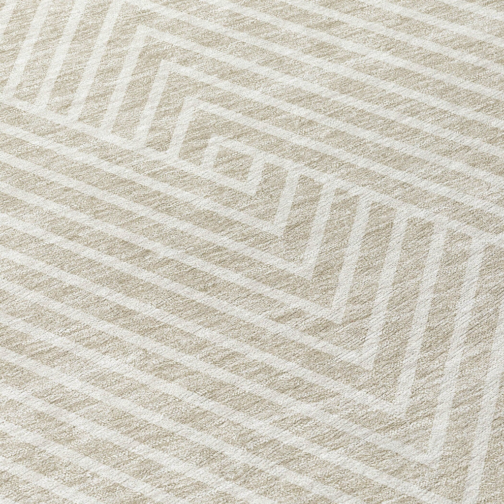 Tapis Chantille géométrique moderne lavable en machine pour intérieur/extérieur