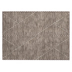 Tapis Chantille géométrique moderne lavable en machine pour intérieur/extérieur