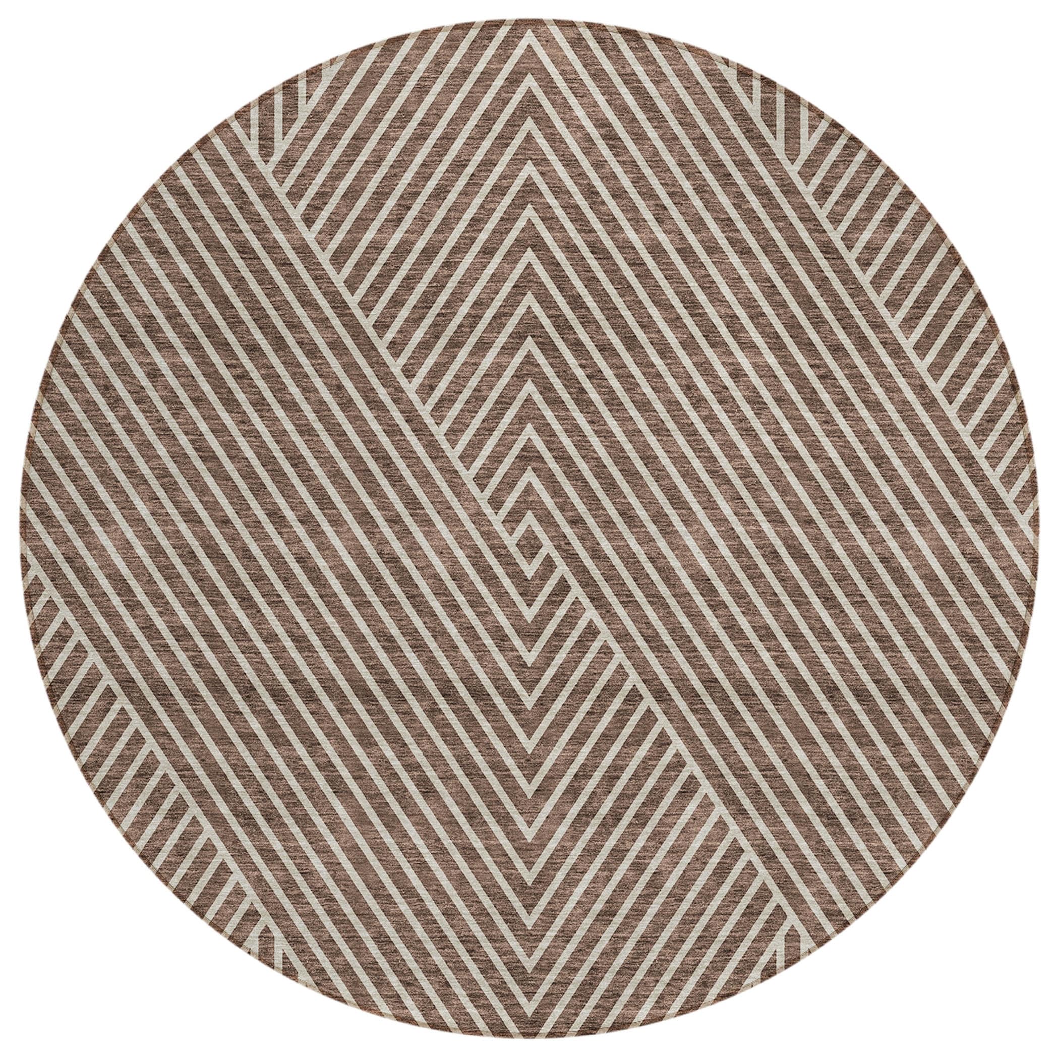 Tapis Chantille géométrique moderne lavable en machine pour intérieur/extérieur