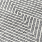 Tapis Chantille géométrique moderne lavable en machine pour intérieur/extérieur