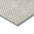 Tapis Chantille géométrique moderne lavable en machine pour intérieur/extérieur