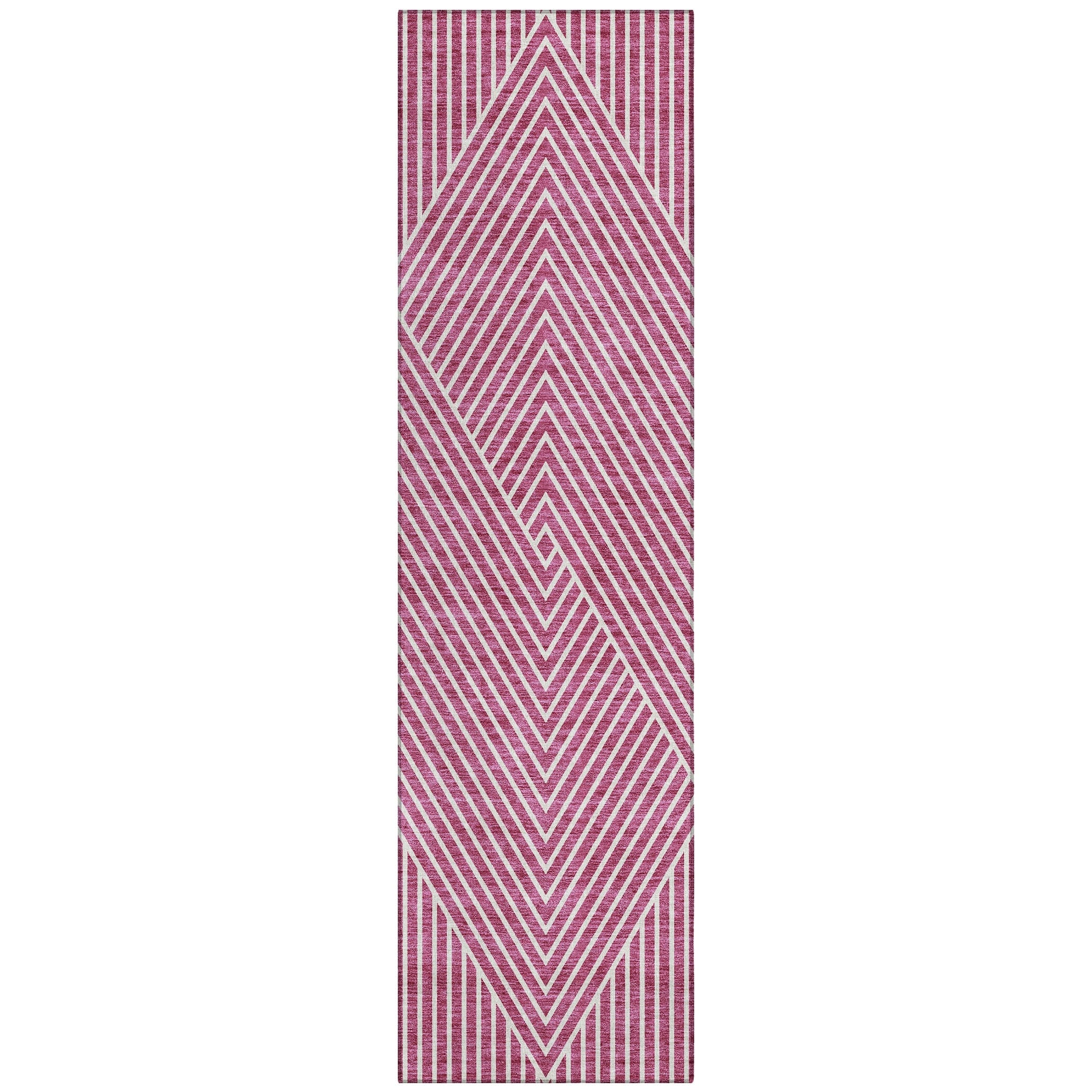 Tapis Chantille géométrique moderne lavable en machine pour intérieur/extérieur