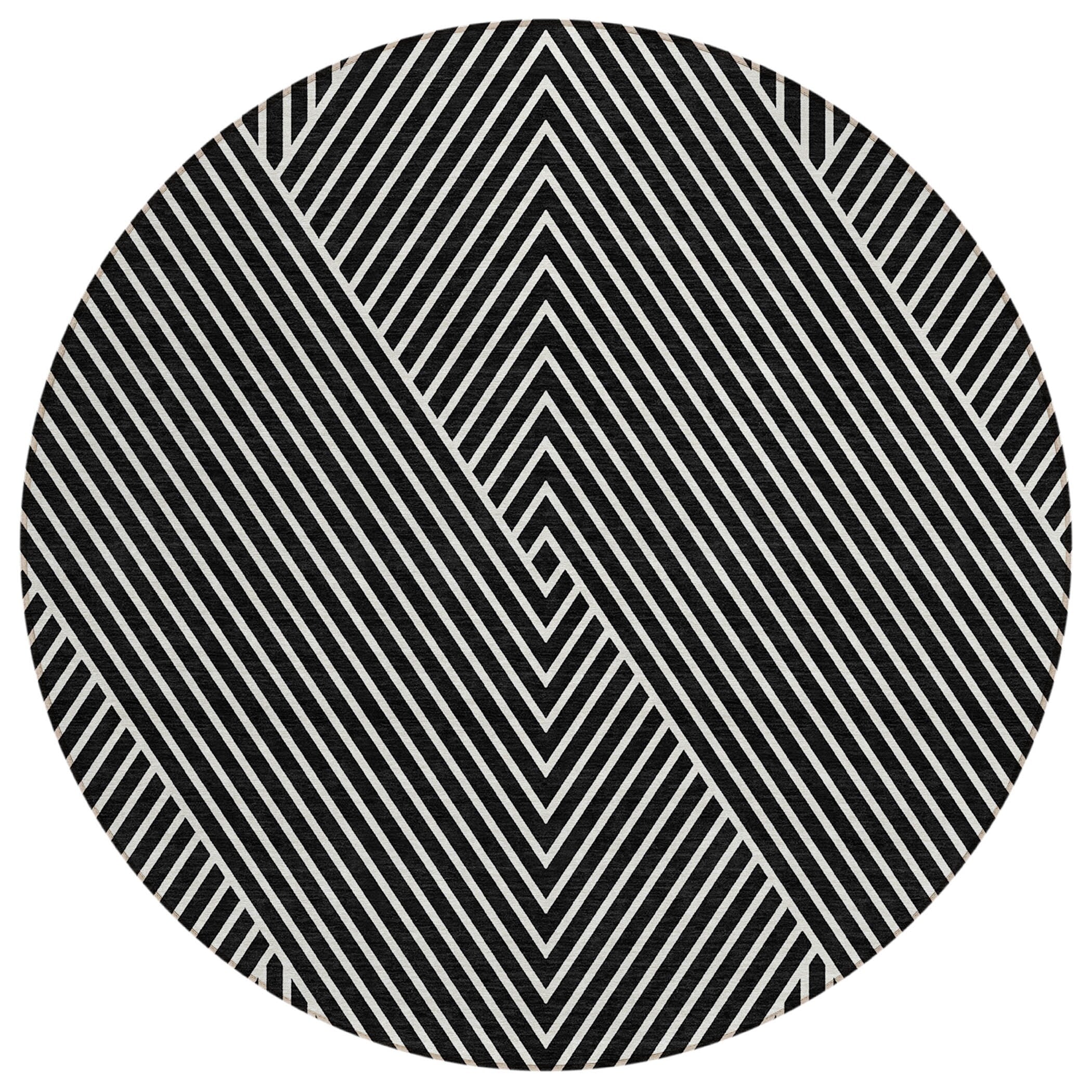 Tapis Chantille géométrique moderne lavable en machine pour intérieur/extérieur