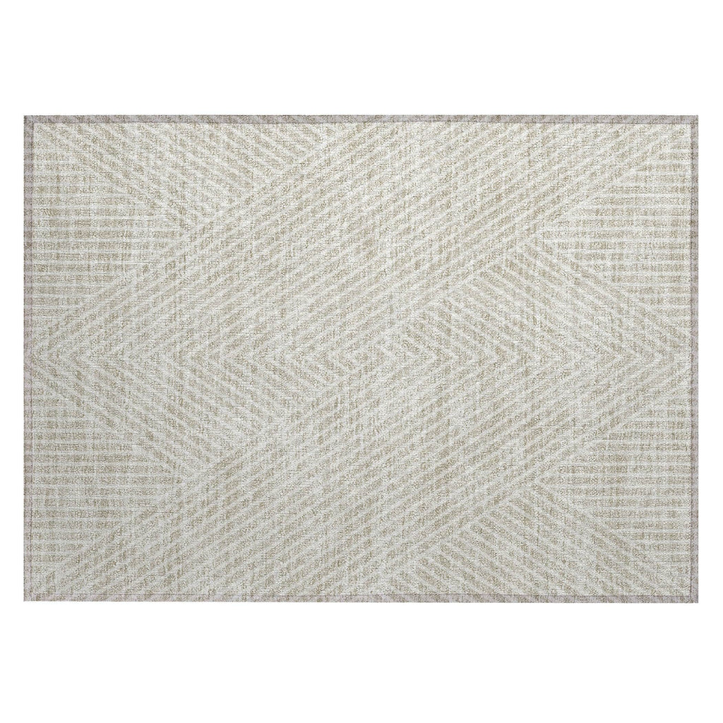 Tapis Chantille géométrique moderne lavable en machine pour intérieur/extérieur