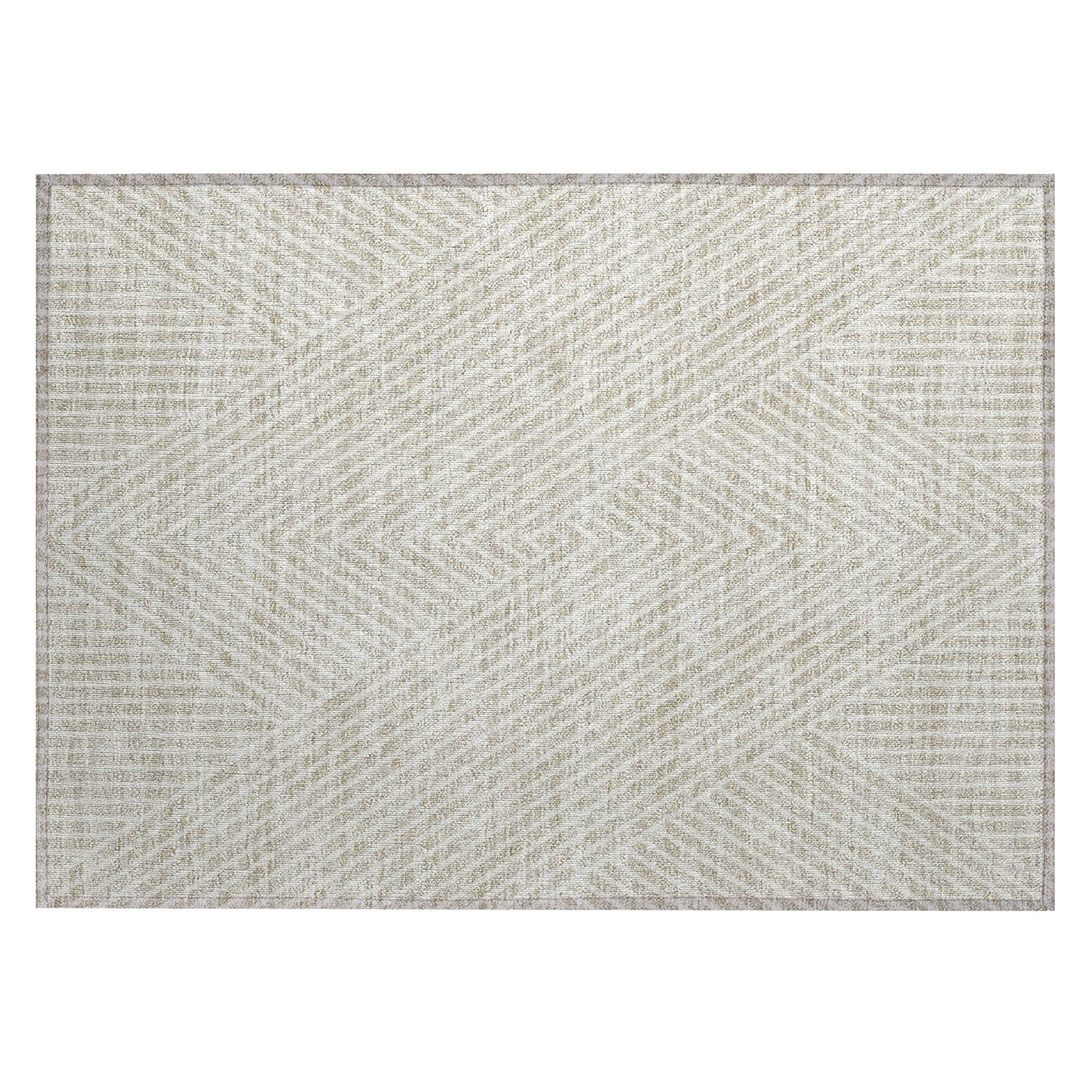 Tapis Chantille géométrique moderne lavable en machine pour intérieur/extérieur
