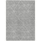 Tapis Chantille géométrique moderne lavable en machine pour intérieur/extérieur
