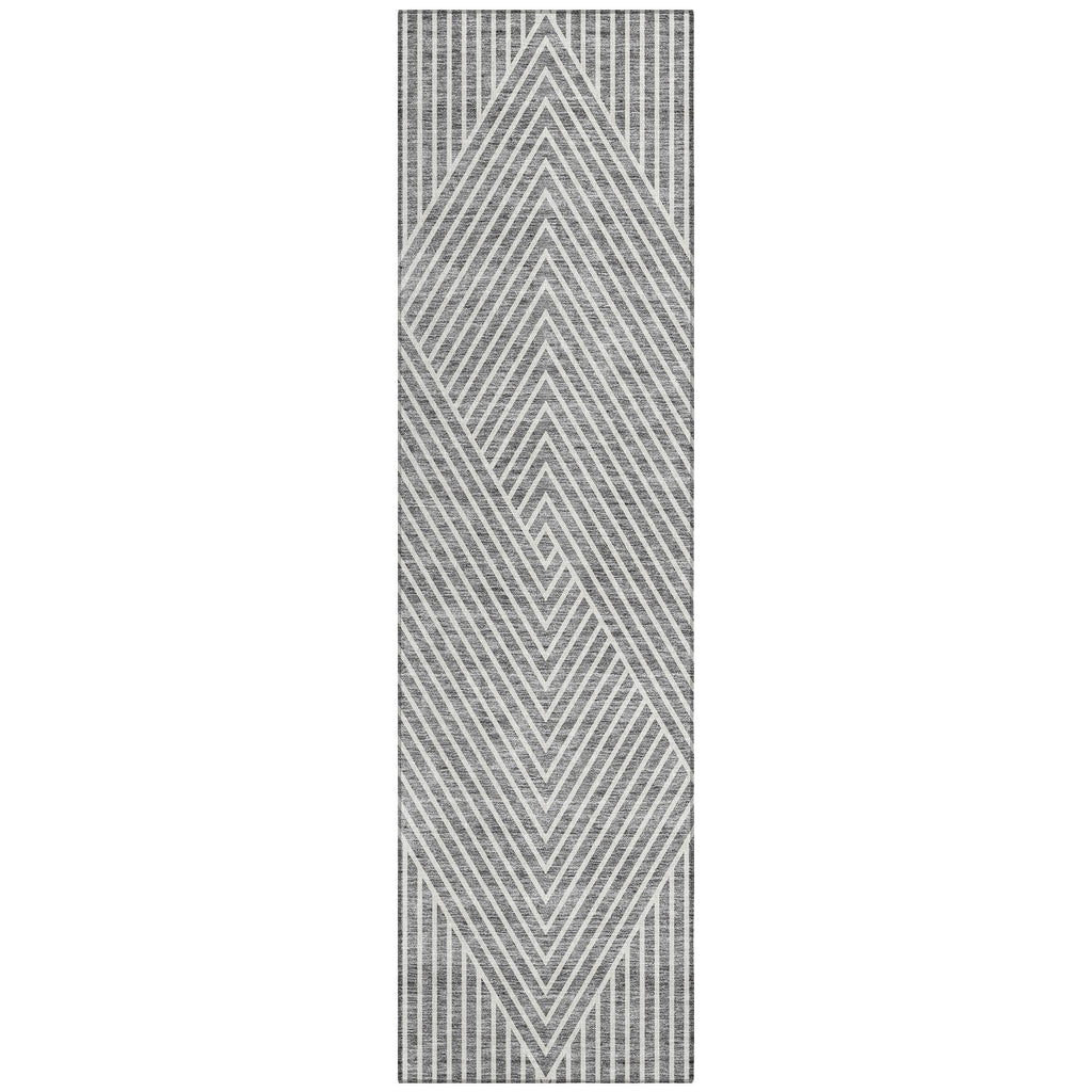 Tapis Chantille géométrique moderne lavable en machine pour intérieur/extérieur
