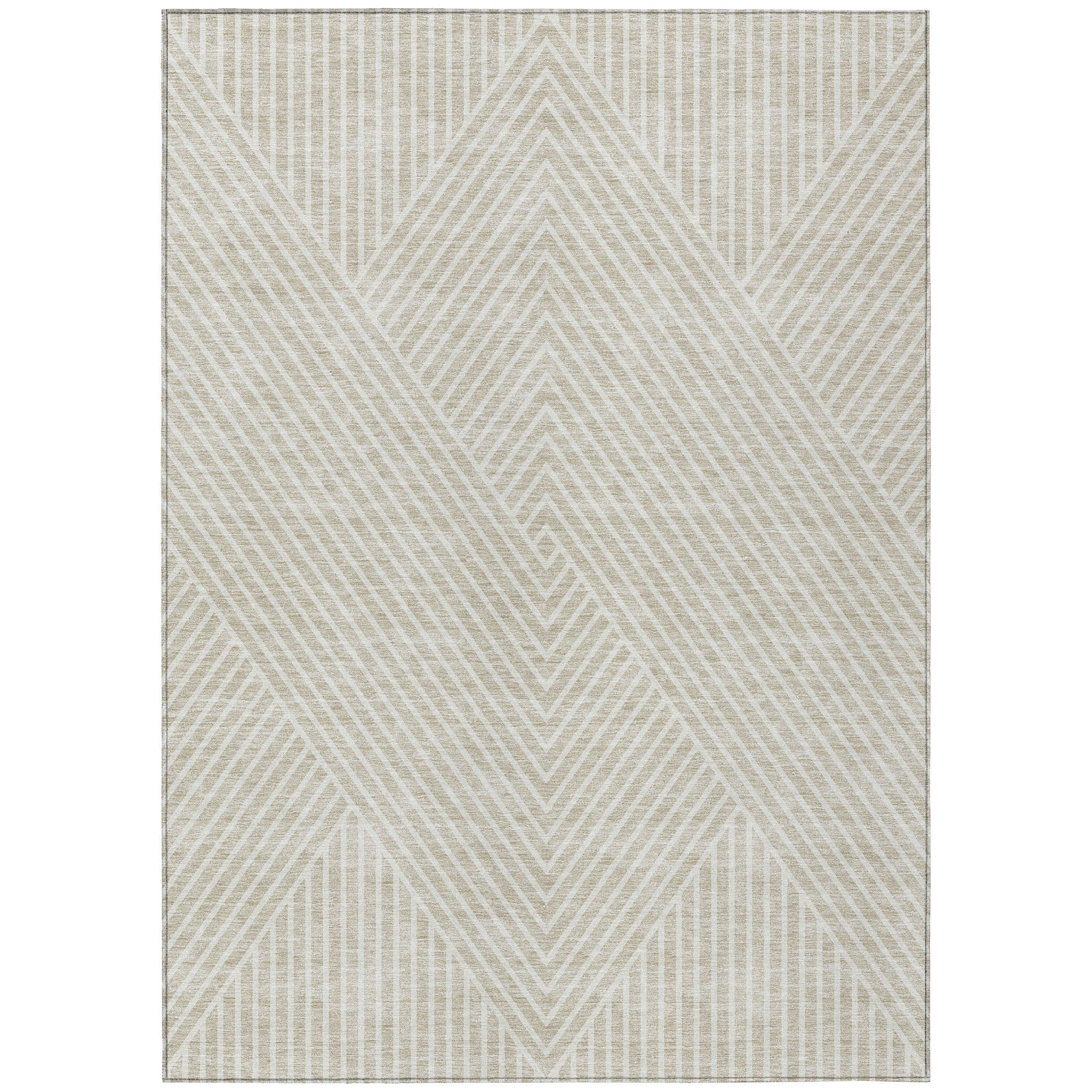 Tapis Chantille géométrique moderne lavable en machine pour intérieur/extérieur