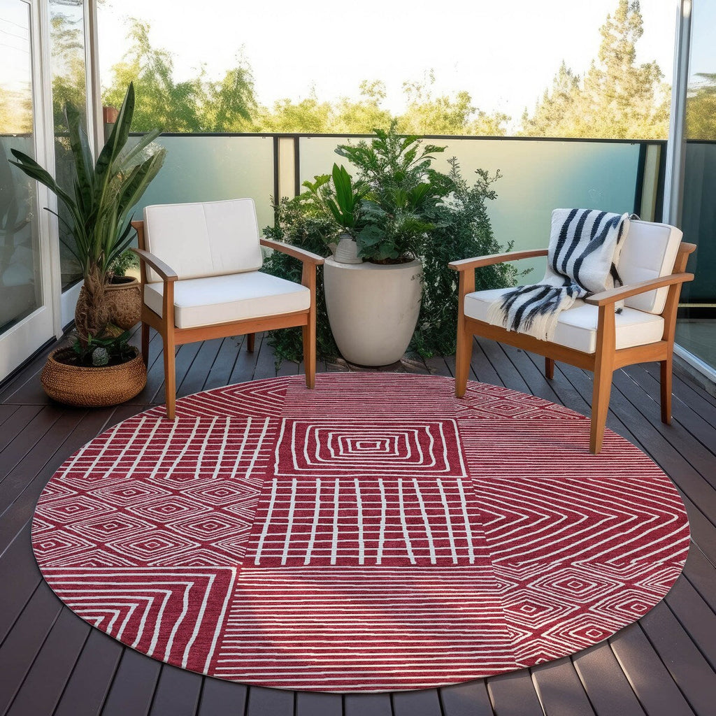 Tapis moderne en mosaïque Chantille lavable en machine pour intérieur/extérieur