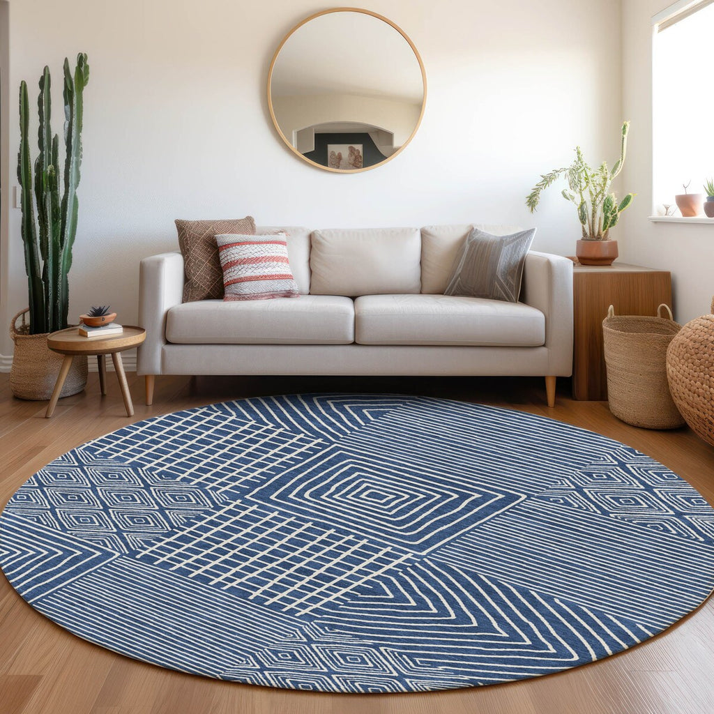 Tapis moderne en mosaïque Chantille lavable en machine pour intérieur/extérieur