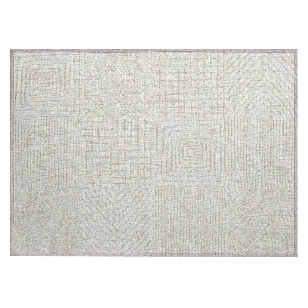 Tapis moderne en mosaïque Chantille lavable en machine pour intérieur/extérieur