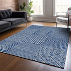 Tapis moderne en mosaïque Chantille lavable en machine pour intérieur/extérieur
