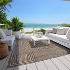 Tapis moderne en mosaïque Chantille lavable en machine pour intérieur/extérieur