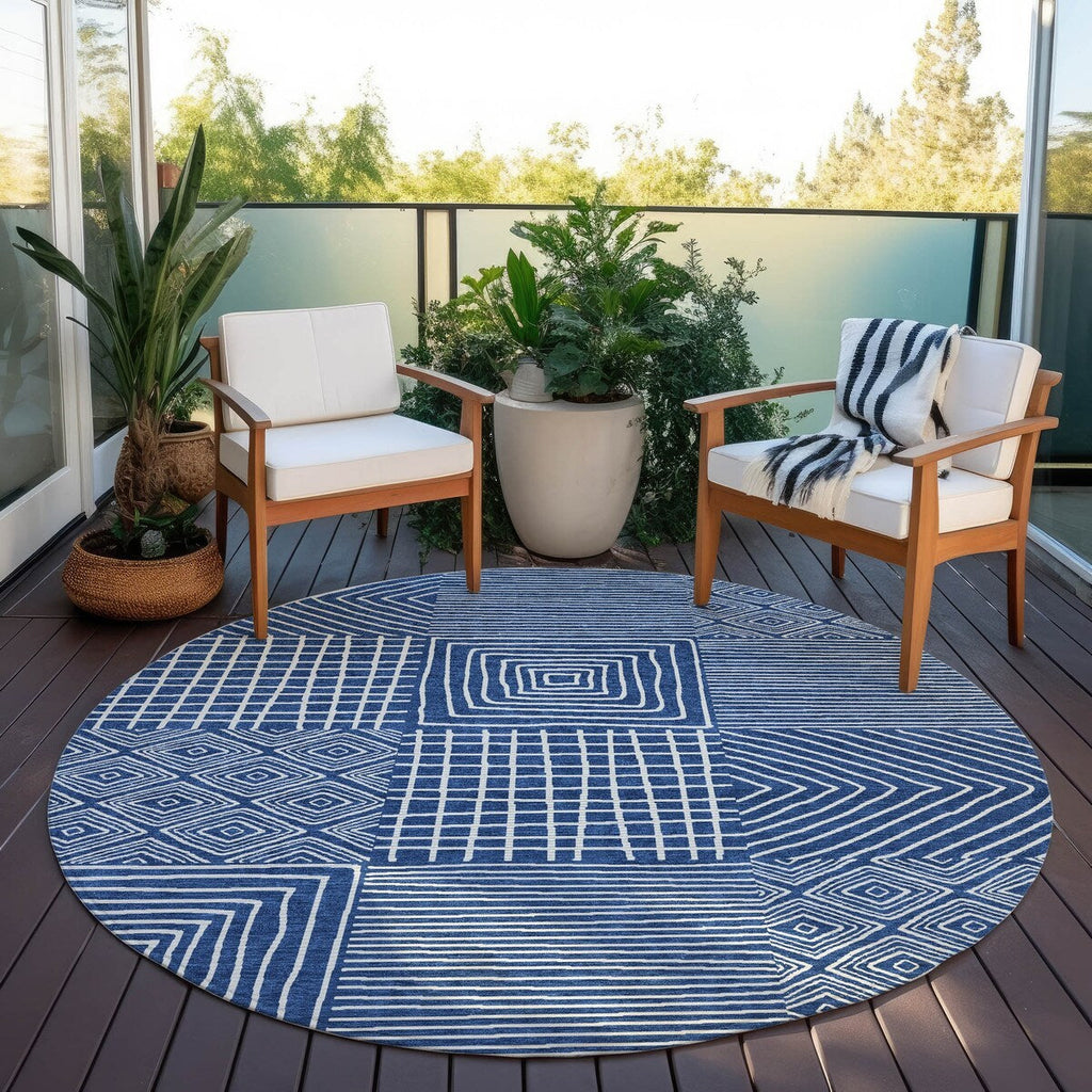 Tapis moderne en mosaïque Chantille lavable en machine pour intérieur/extérieur