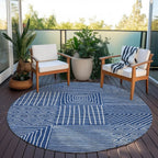 Tapis moderne en mosaïque Chantille lavable en machine pour intérieur/extérieur