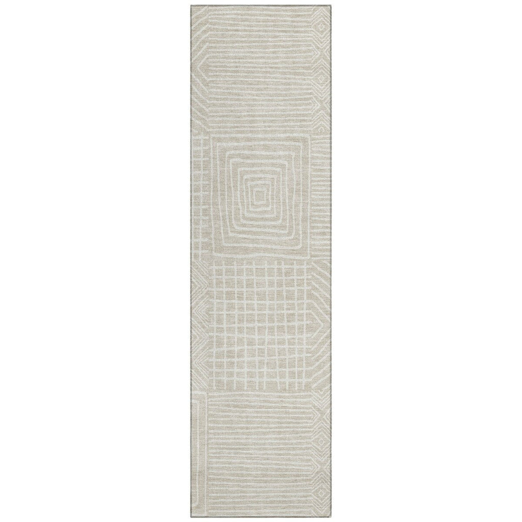 Tapis moderne en mosaïque Chantille lavable en machine pour intérieur/extérieur