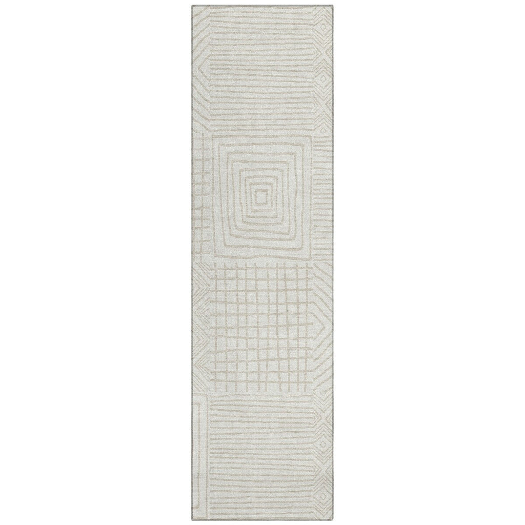 Tapis moderne en mosaïque Chantille lavable en machine pour intérieur/extérieur