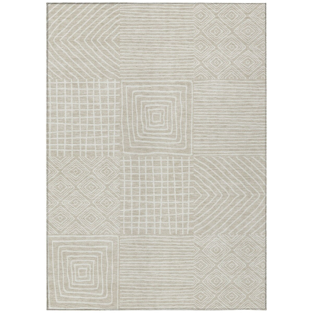 Tapis moderne en mosaïque Chantille lavable en machine pour intérieur/extérieur