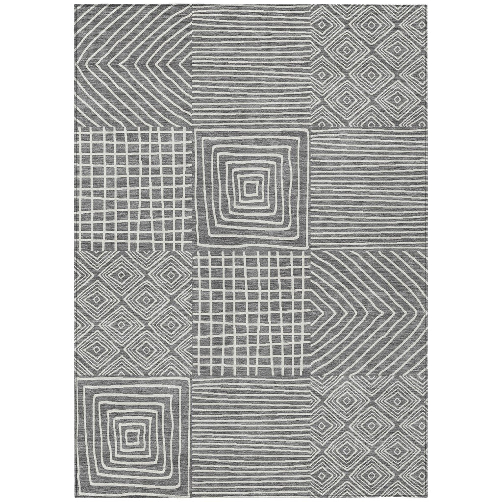 Tapis moderne en mosaïque Chantille lavable en machine pour intérieur/extérieur