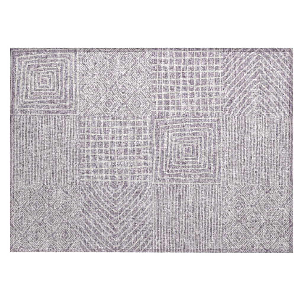 Tapis moderne en mosaïque Chantille lavable en machine pour intérieur/extérieur
