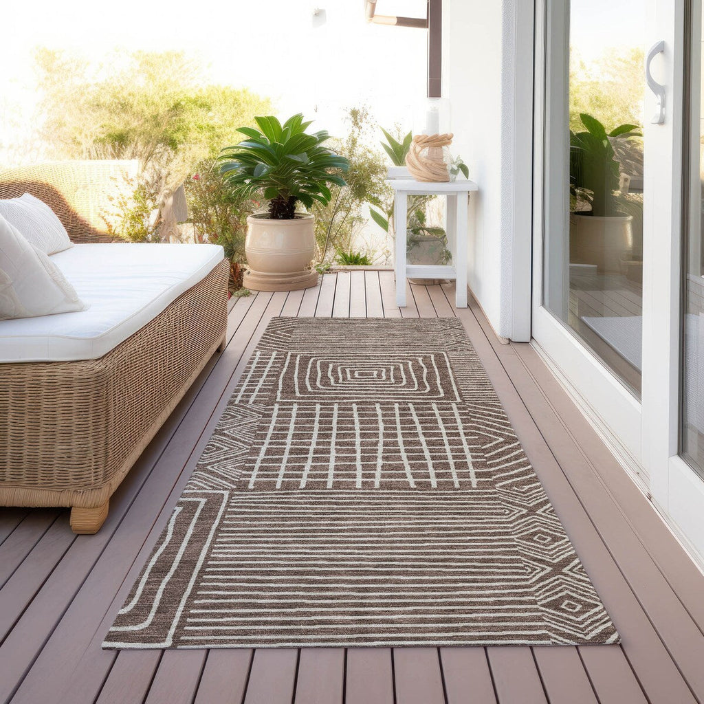Tapis moderne en mosaïque Chantille lavable en machine pour intérieur/extérieur