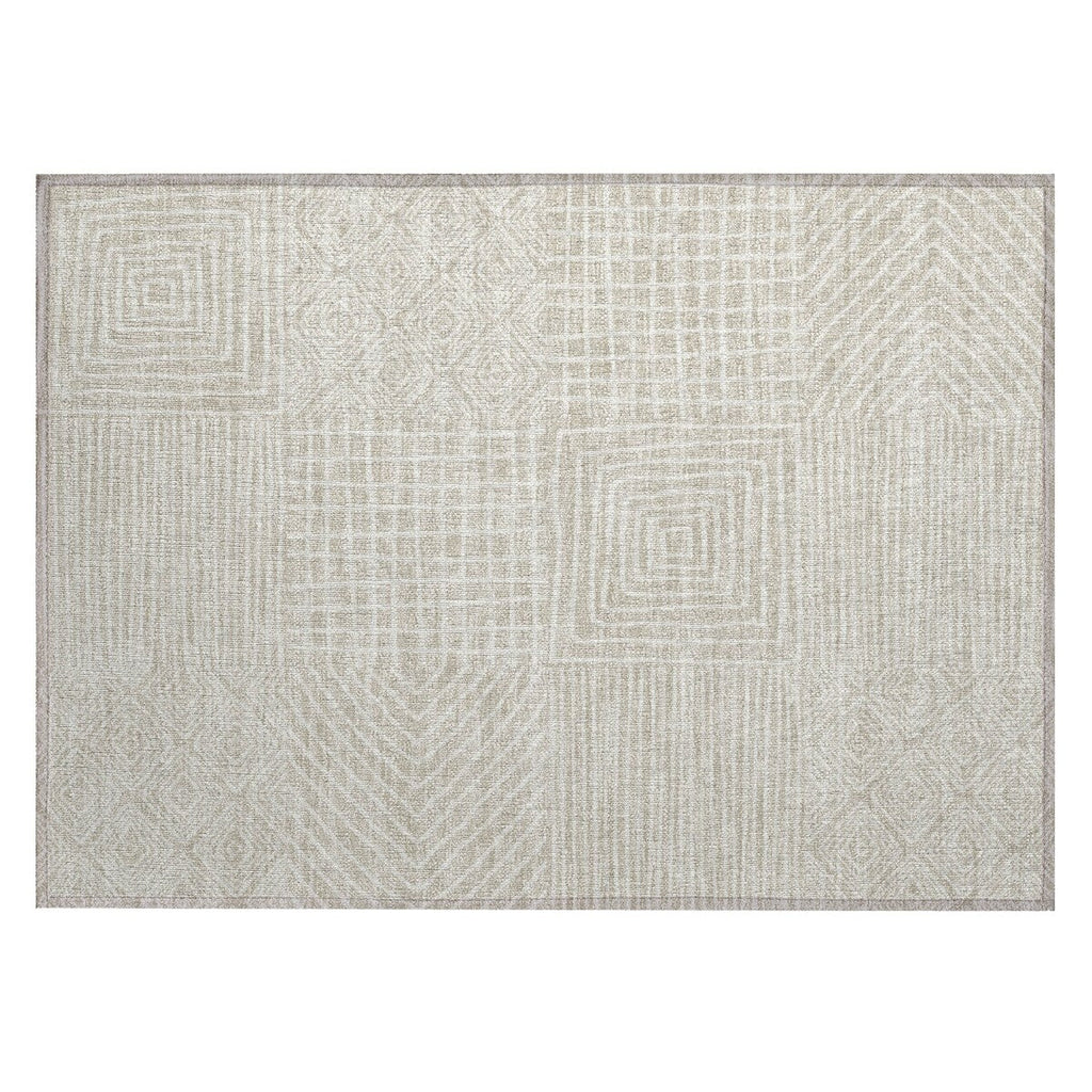 Tapis moderne en mosaïque Chantille lavable en machine pour intérieur/extérieur
