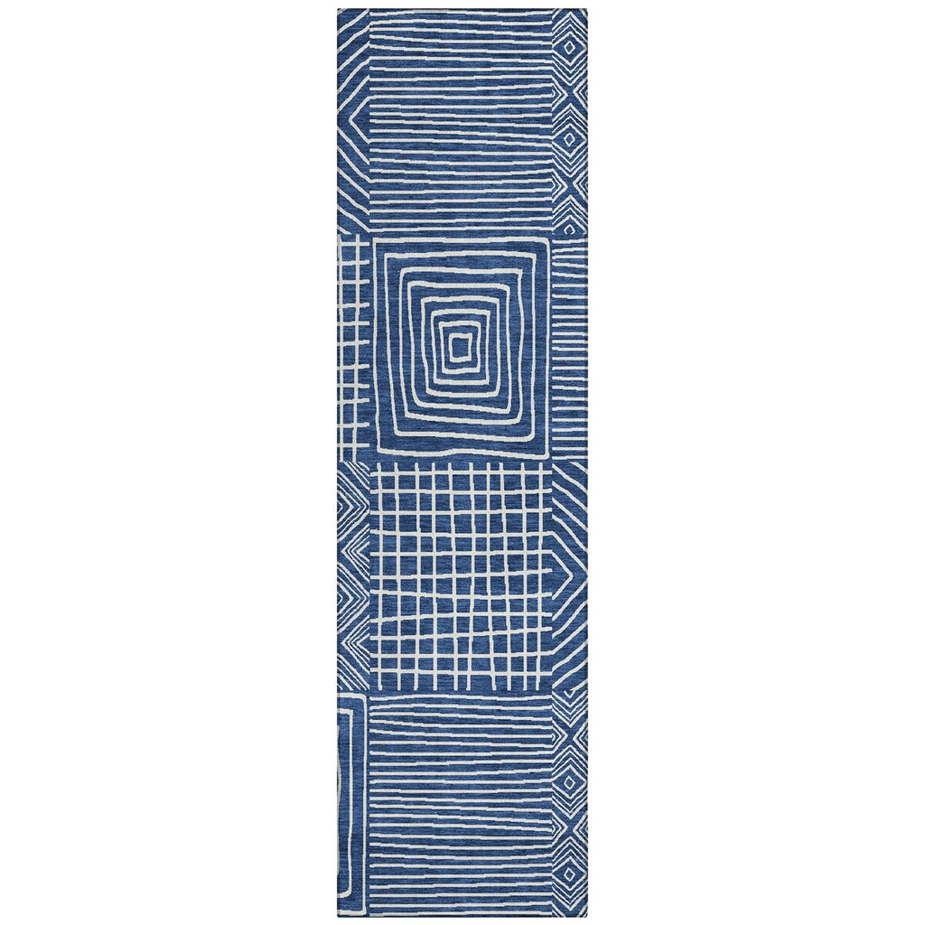 Tapis moderne en mosaïque Chantille lavable en machine pour intérieur/extérieur