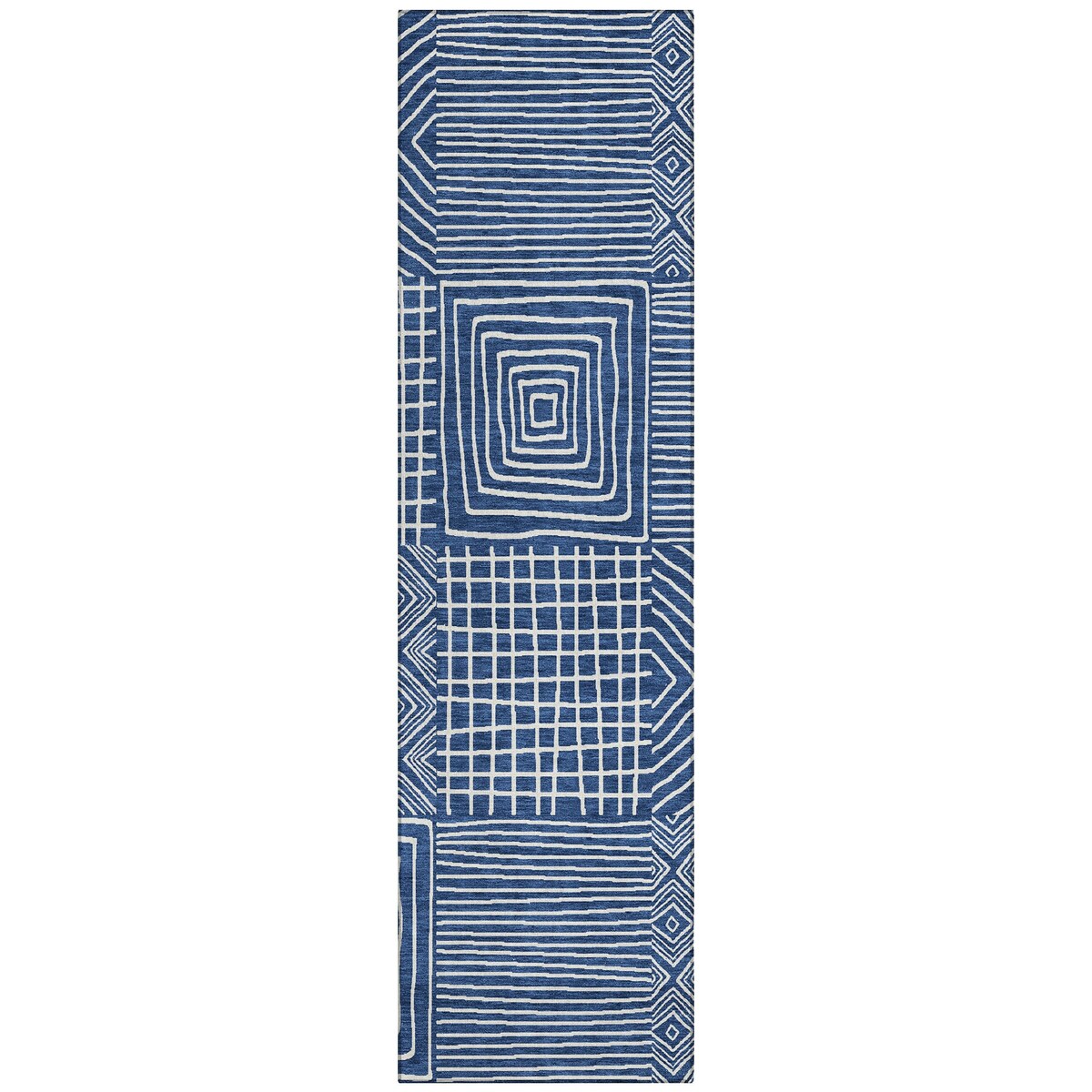 Tapis moderne en mosaïque Chantille lavable en machine pour intérieur/extérieur