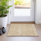 Tapis Chantille à rayures modernes, lavable en machine, pour intérieur et extérieur