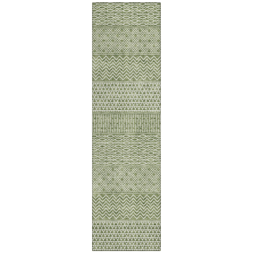 Tapis Chantille à rayures modernes, lavable en machine, pour intérieur et extérieur