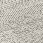 Tapis Chantille à rayures modernes, lavable en machine, pour intérieur et extérieur