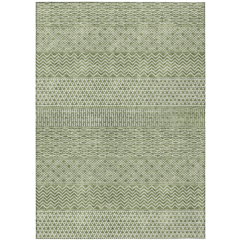 Tapis Chantille à rayures modernes, lavable en machine, pour intérieur et extérieur