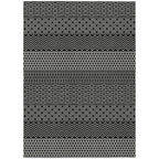 Tapis Chantille à rayures modernes, lavable en machine, pour intérieur et extérieur