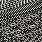 Tapis Chantille à rayures modernes, lavable en machine, pour intérieur et extérieur