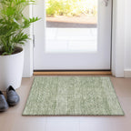 Tapis Chantille à rayures modernes, lavable en machine, pour intérieur et extérieur