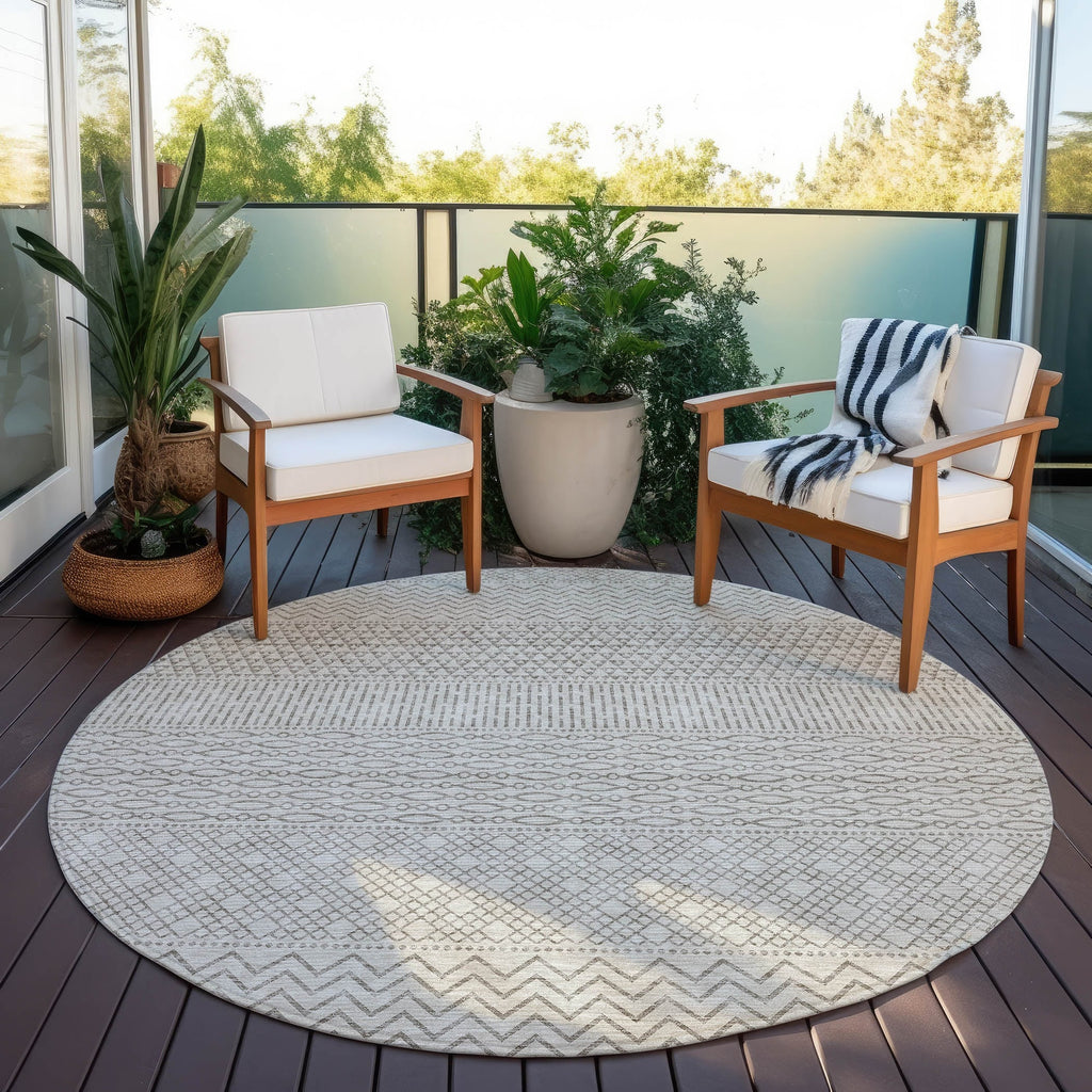 Tapis Chantille à rayures modernes, lavable en machine, pour intérieur et extérieur