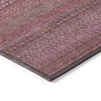 Tapis Chantille à rayures marocaines lavable en machine pour intérieur/extérieur