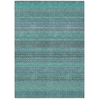 Tapis Chantille à rayures marocaines lavable en machine pour intérieur/extérieur